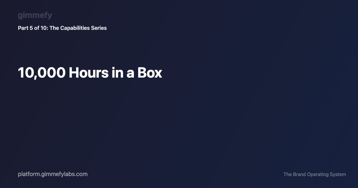 10,000 Hours in a Box: Why We Built Skills to Replace the Specialist You Can’t Afford