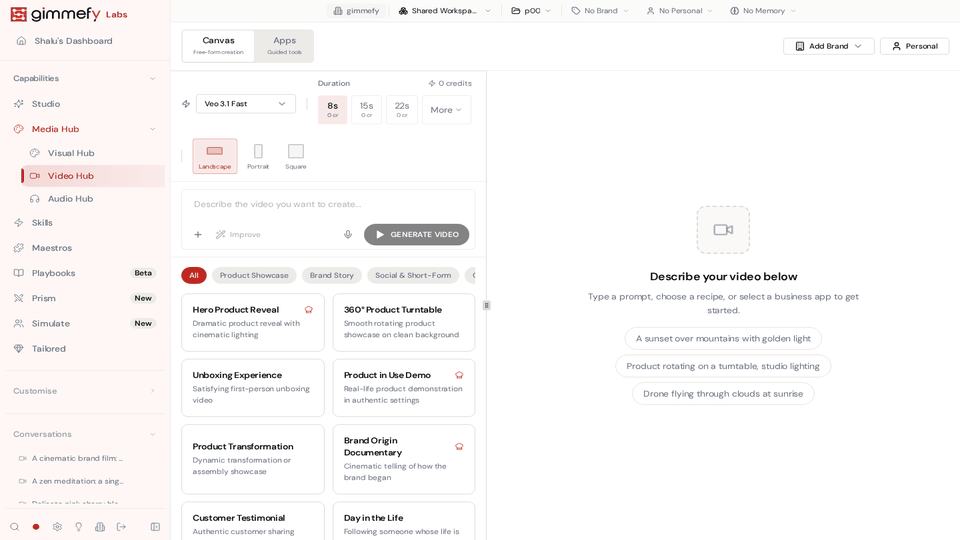 From Prompt to Screenplay to Film: How Video Hub Made Two-Minute Videos as Easy as Sending a Text